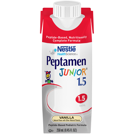 NESTLE Peptamen Jr 1.5 Vanilla Ready To Drink 250mL Cartons, PK24 9871685535